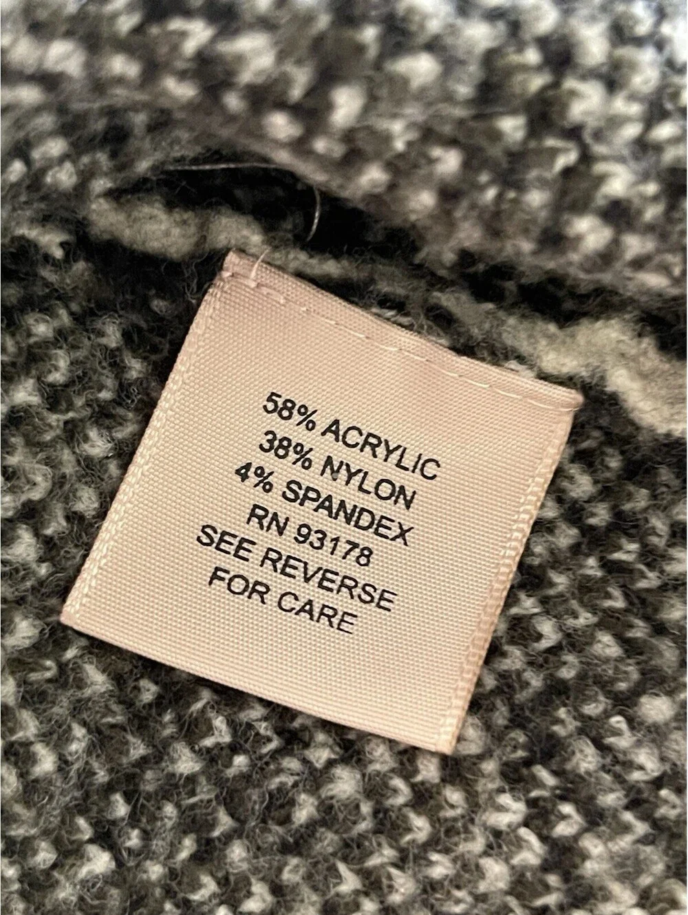 Philosophy Women's M Brown/Khaki Wool Knit Oversized Sweater